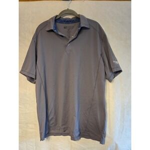 Honolua Surf Co Gray Polo Shirt Mens Large SPF‎ 30 Short sleeve
